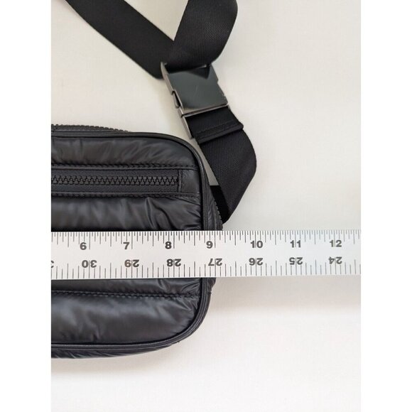 Citi Collective Gallery Fanny Pack Crossbody Bag Black Puffer Style No Tassel - Picture 9 of 11